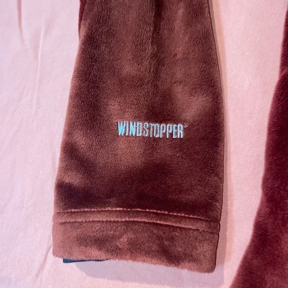 Mountain Hardware Wind Stopper M Red Monkey Fleece Full Zip Polartec Out… - Picture 2 of 14